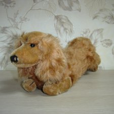 Старинная игрушка такса Steiff , 16 см