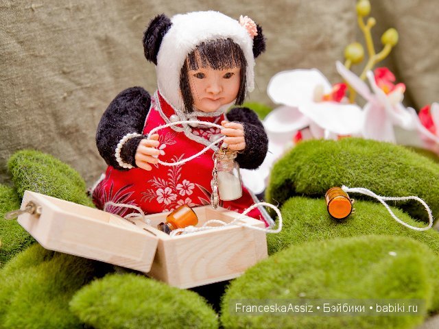 тедди-долл панда Сяо Хэ от FranceskaAssiz