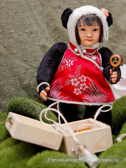 тедди-долл панда Сяо Хэ от FranceskaAssiz