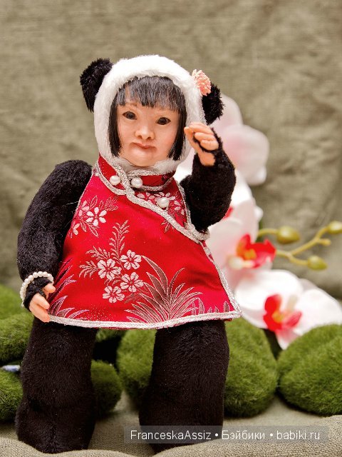 тедди-долл панда Сяо Хэ от FranceskaAssiz