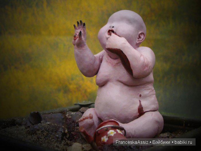 авторская кукла Детеныш Рукоглаза