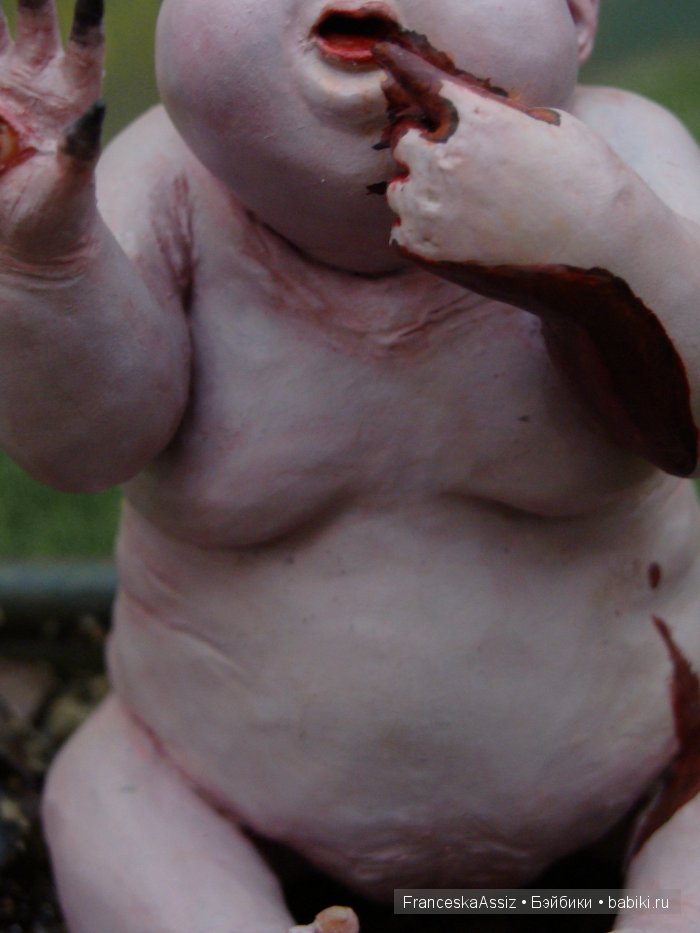 авторская кукла Детеныш Рукоглаза