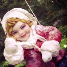 Варенька, авторская ватная куколка