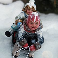 Толик и Лидочка, авторские ватные куколки