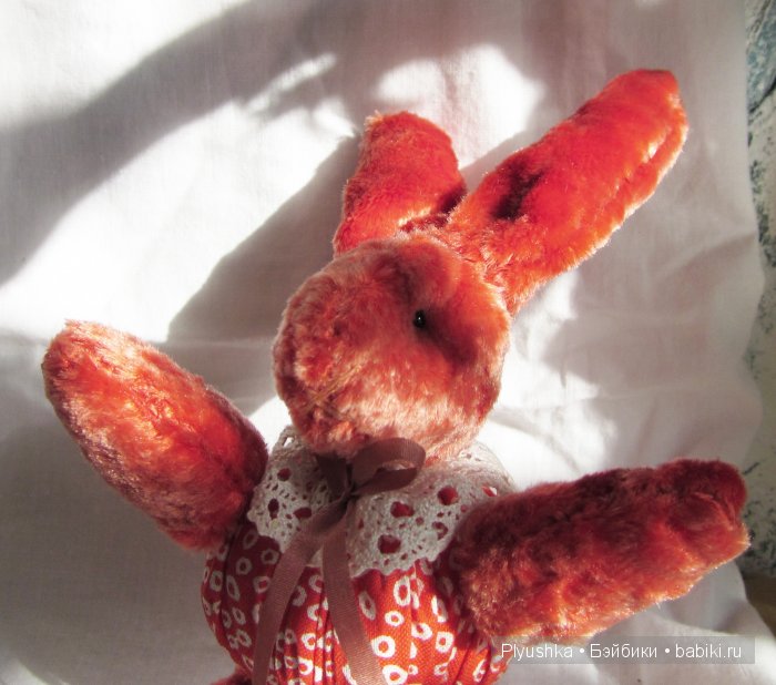 Плюшевый зайка, реплика. Первый опыт (фото 5)