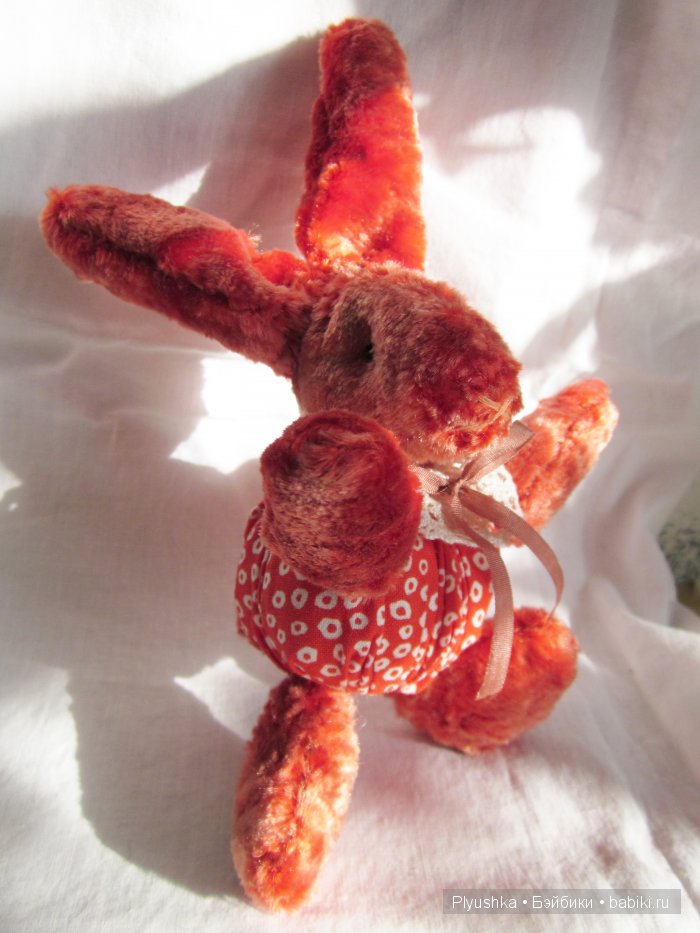 Плюшевый зайка, реплика. Первый опыт (фото 4)
