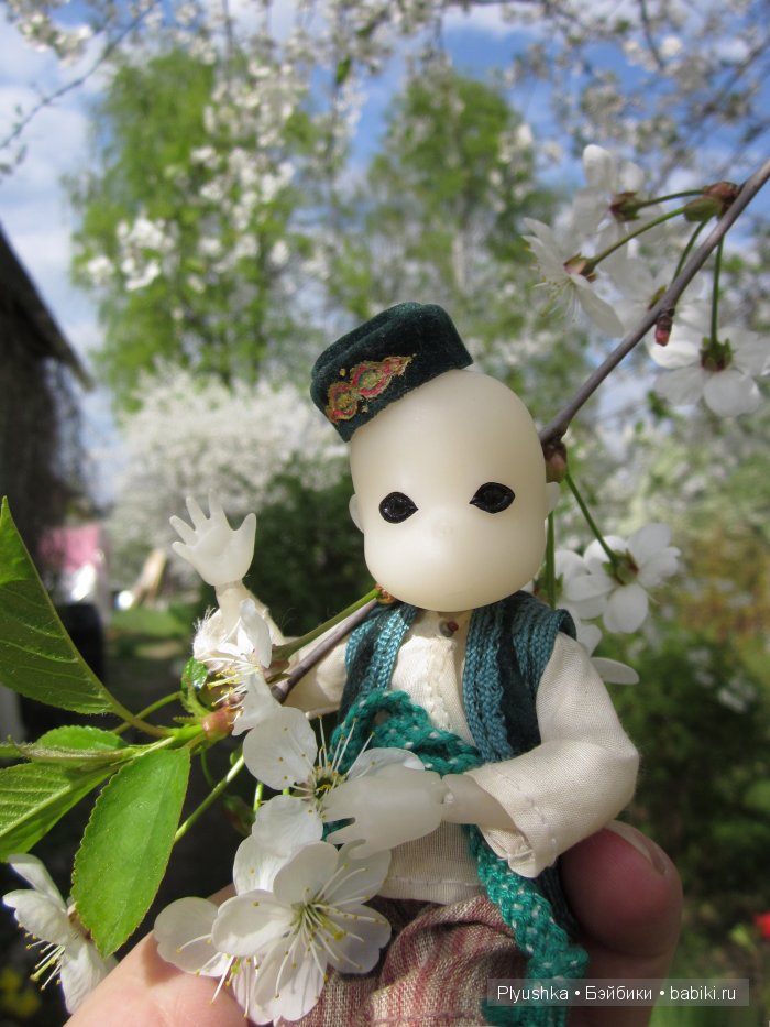 Весеннее цветение. И куклы (фото 5)