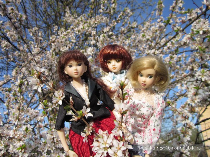Весеннее цветение. И куклы (фото 3)