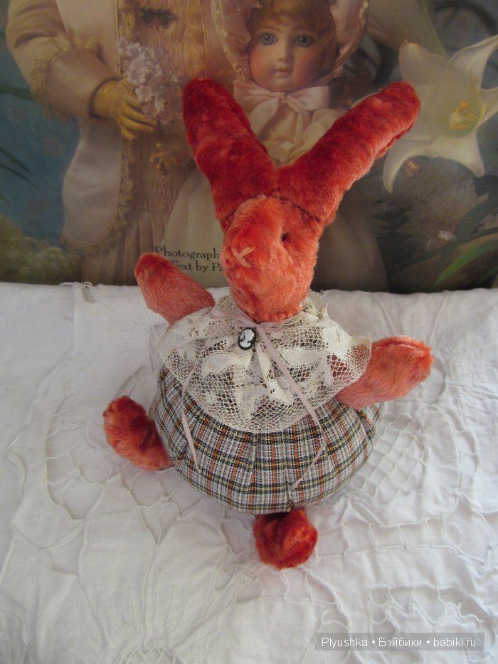 Заяц II, реплика зайчика 1934г. артели «Художественная игрушка» (фото 3)