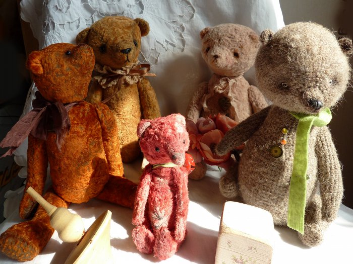 Новенький и моя коллекция авторских мишек тедди (фото 8)