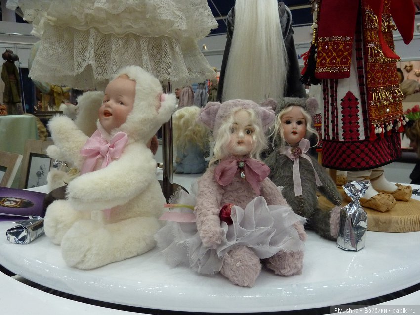 Антикварные куклы на выставке "Весенний бал кукол на Тишинке" 2018 г., и всё что меня тронуло. Фотоотчет (фото 7)
