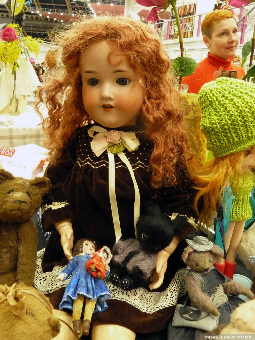 Антикварные куклы на выставке "Весенний бал кукол на Тишинке" 2018 г., и всё что меня тронуло. Фотоотчет (фото 3)