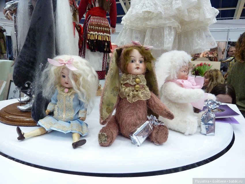 Антикварные куклы на выставке "Весенний бал кукол на Тишинке" 2018 г., и всё что меня тронуло. Фотоотчет (фото 6)