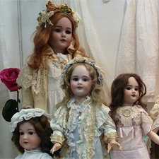 Антикварные куклы на выставке "Весенний бал кукол на Тишинке" 2018 г., и всё что меня тронуло. Фотоотчет