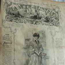 Журнал "La Mode illustree" начала 20-го века и приложения к нему