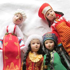 Куклы ДеАгостини в народных костюмах