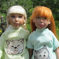 Отличная погодка. ЛиЭнночки на прогулке