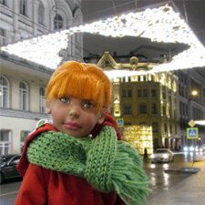 Предновогодняя Москва и ЛиЭнночки