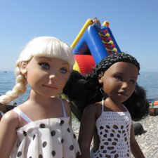 Лиэнночки на юге. Часть первая. Прогулки, море, цветы