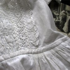 Антикварное крестильное платье
