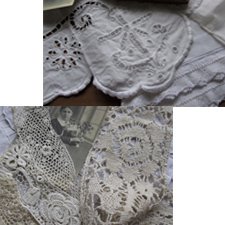 Материалы для пошива кукольных нарядов. Старинные ткани, кружево