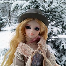 Первый снег. Прогулка Гвен