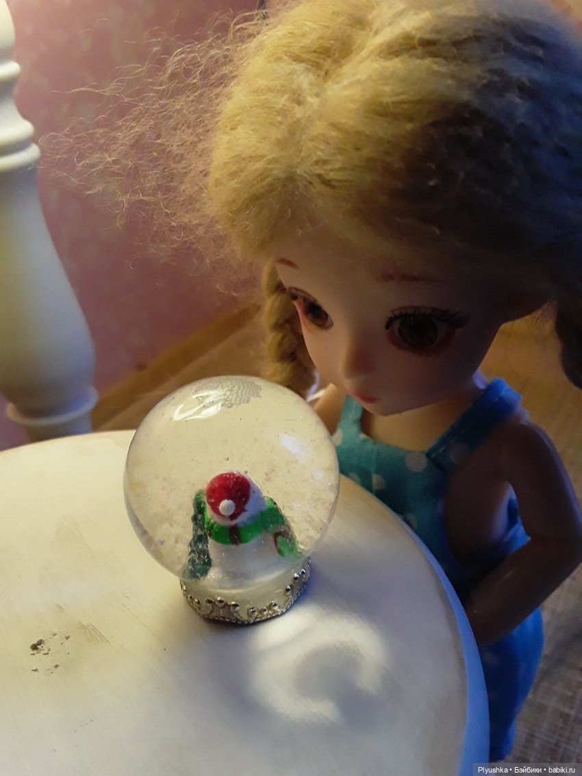 Снежные шары для кукол. Я это сделал