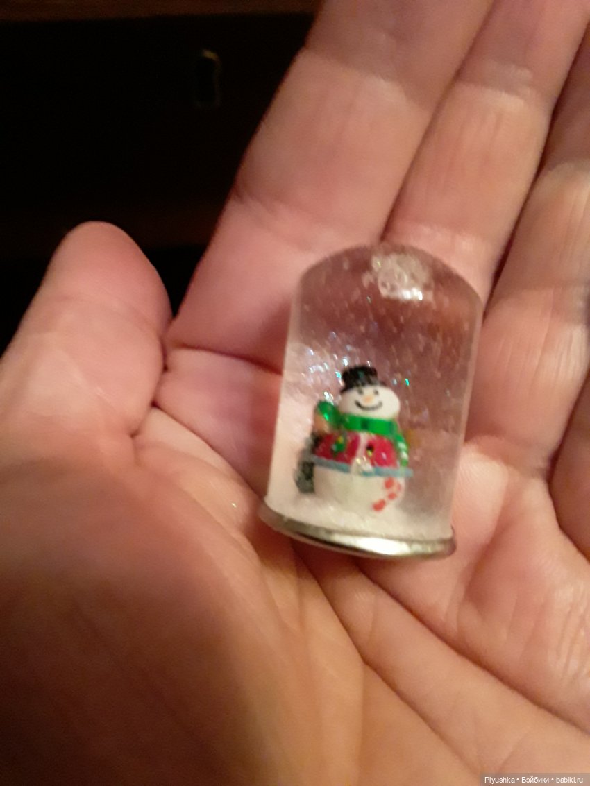 Снежные шары для кукол. Я это сделал