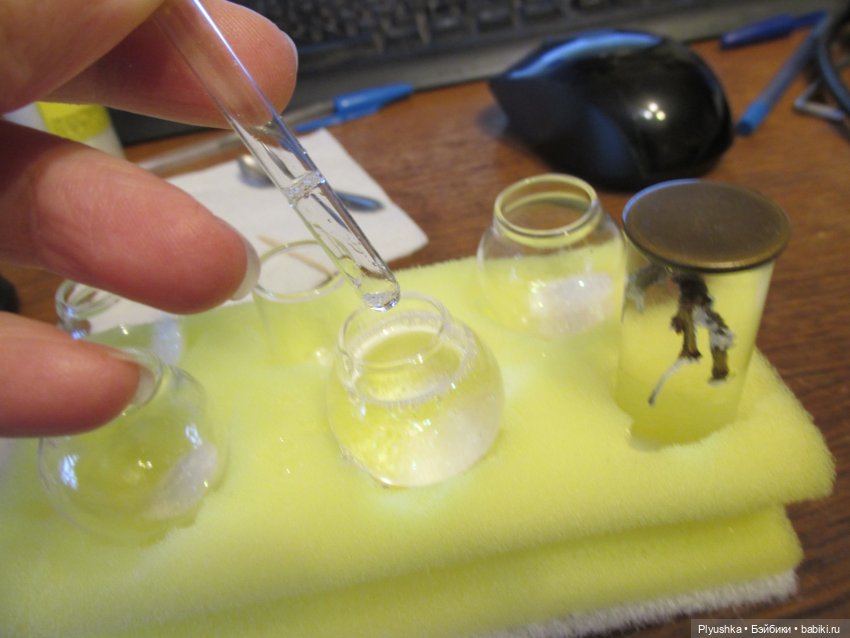 Снежные шары для кукол. Я это сделал