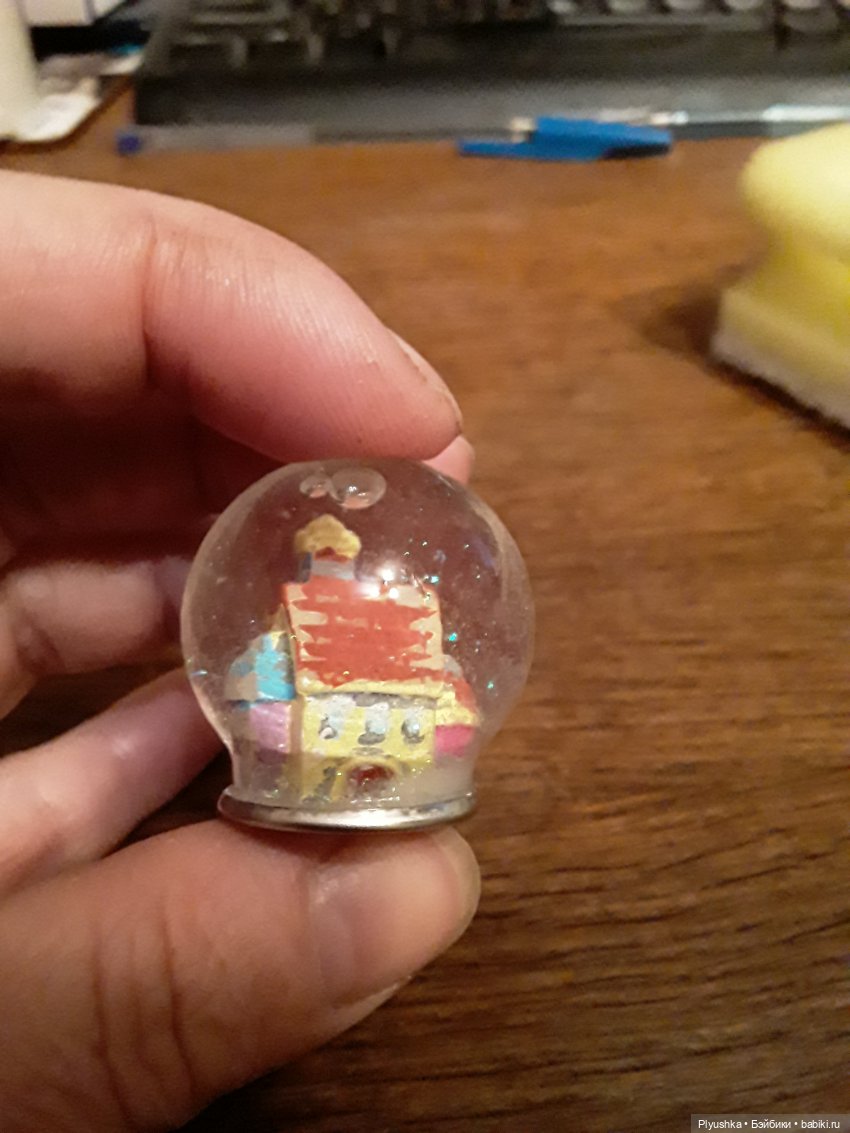 Снежные шары для кукол. Я это сделал