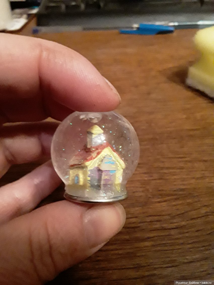 Снежные шары для кукол. Я это сделал