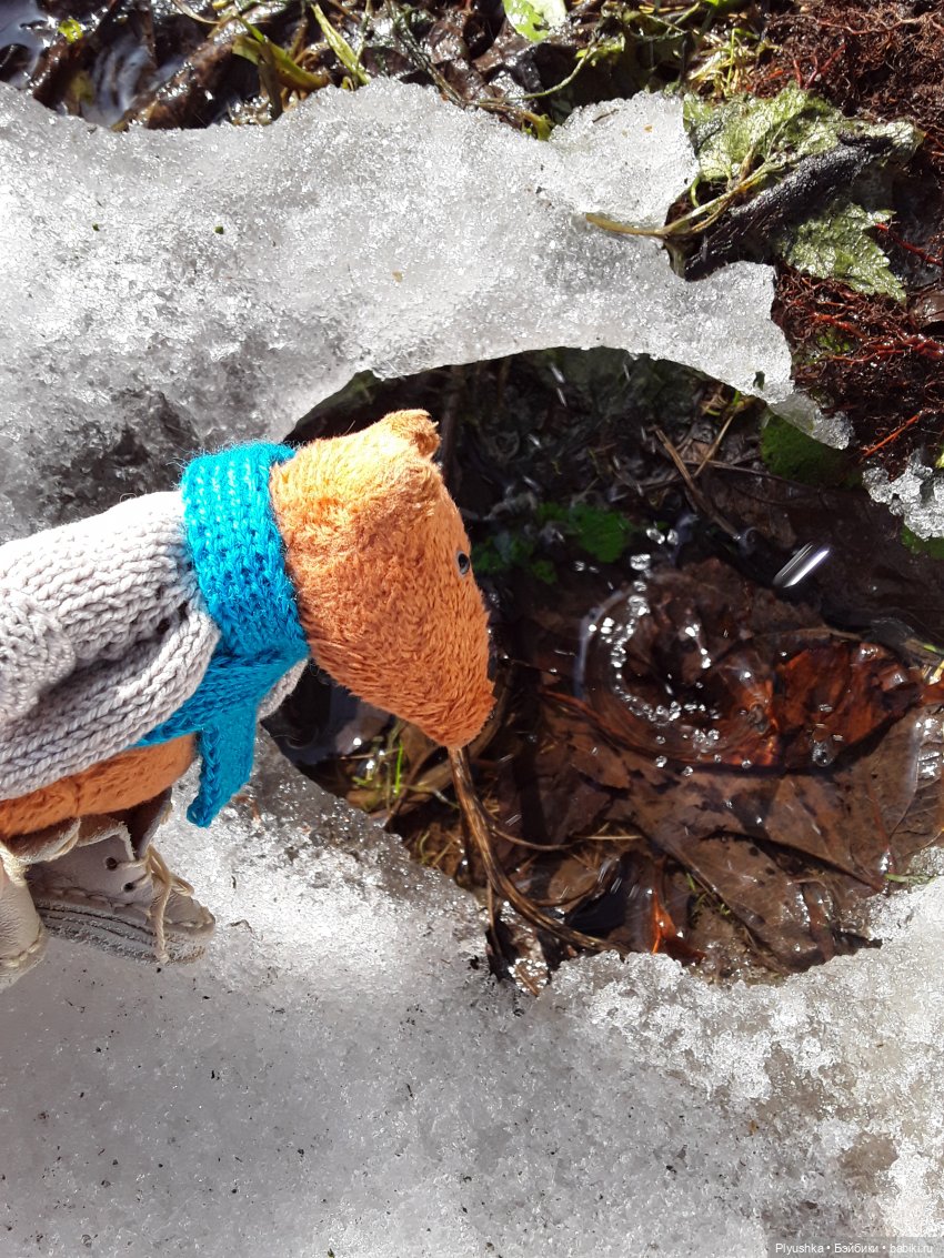 Весна на даче — Домашние фото авторских игрушек: Тедди (фото 4)