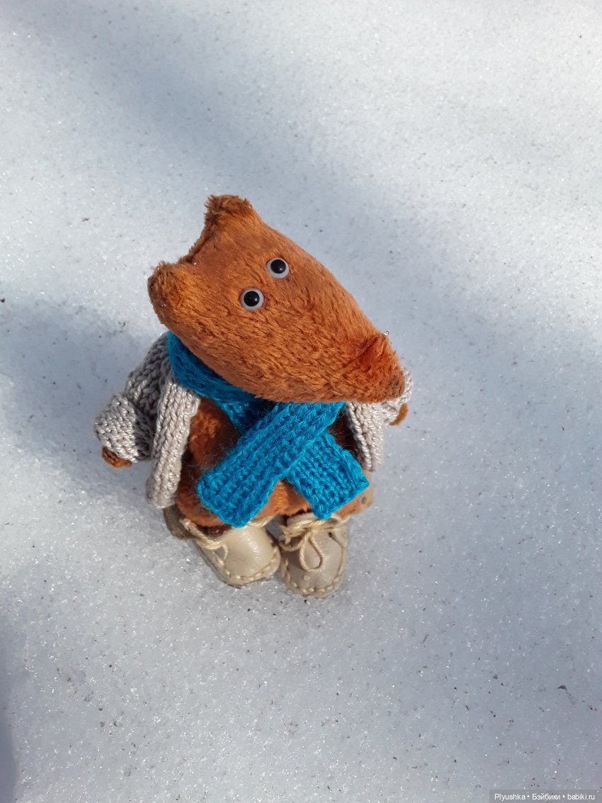 Весна на даче — Домашние фото авторских игрушек: Тедди (фото 6)