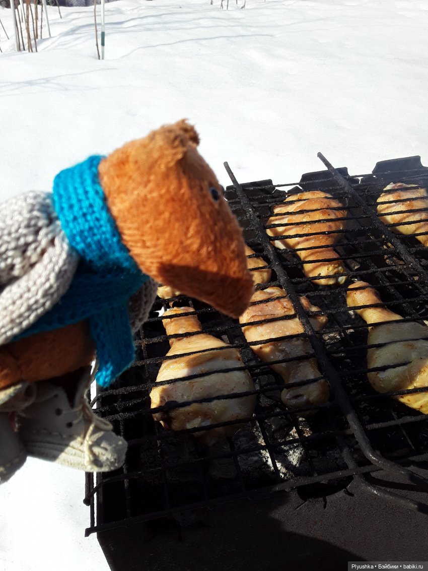 Весна на даче — Домашние фото авторских игрушек: Тедди