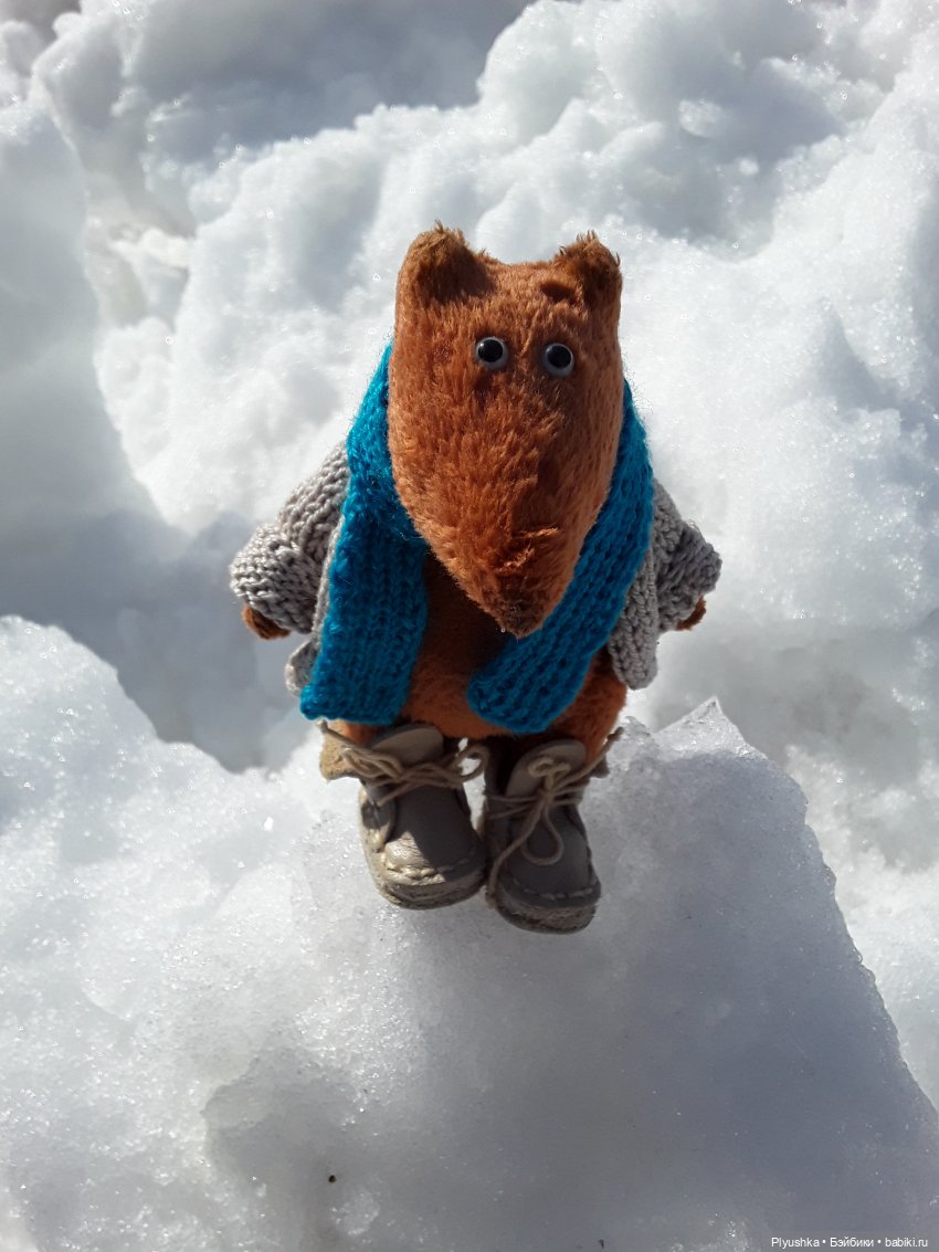 Весна на даче — Домашние фото авторских игрушек: Тедди (фото 7)