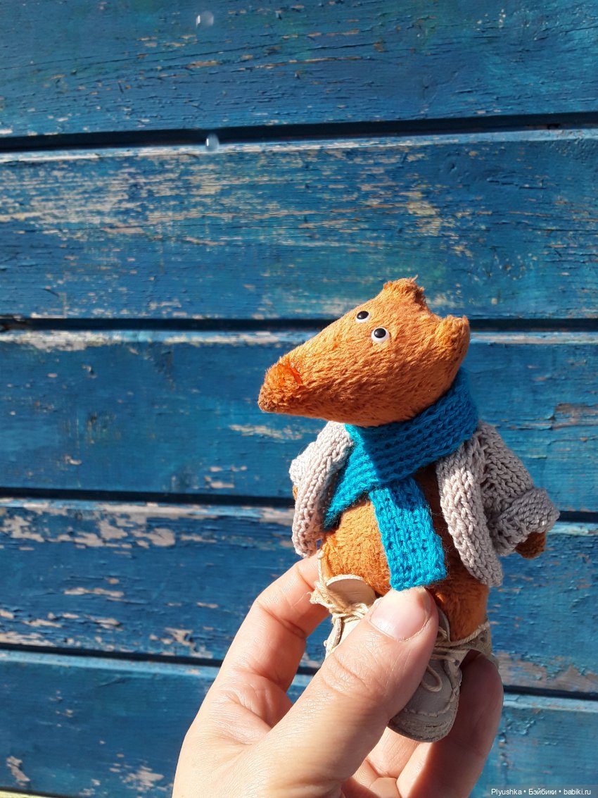 Весна на даче — Домашние фото авторских игрушек: Тедди (фото 2)