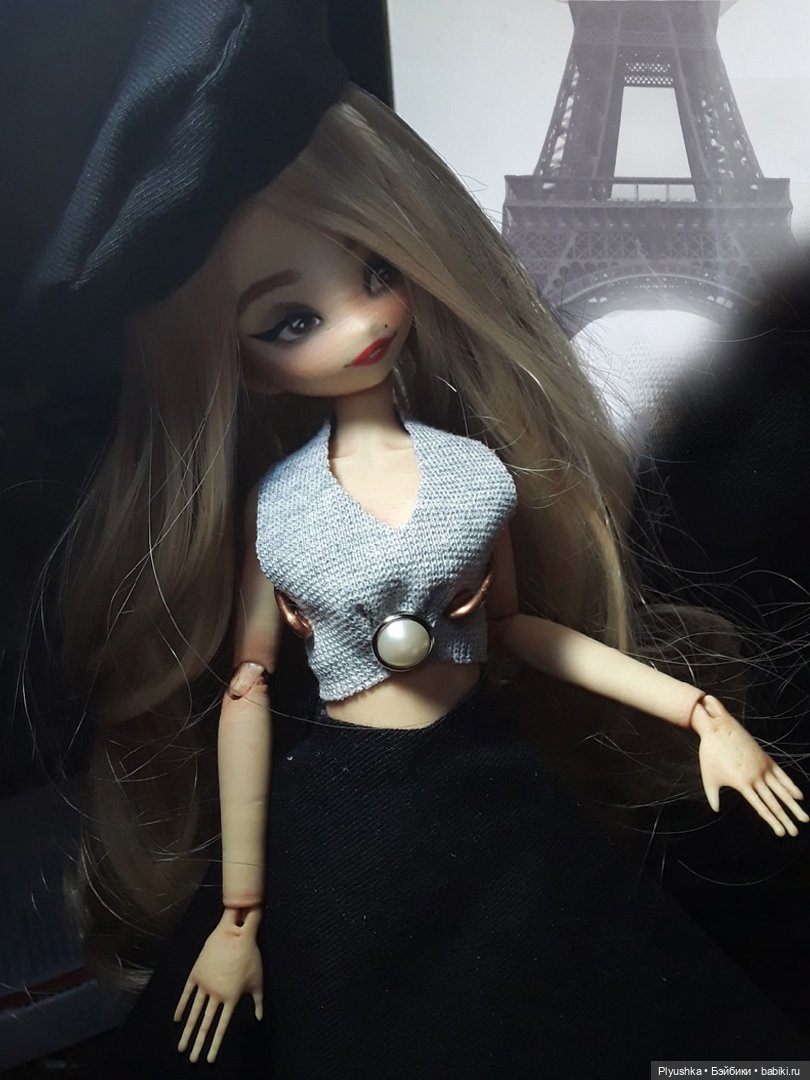 Авторская куколка. Француженка? Фея? Эльф