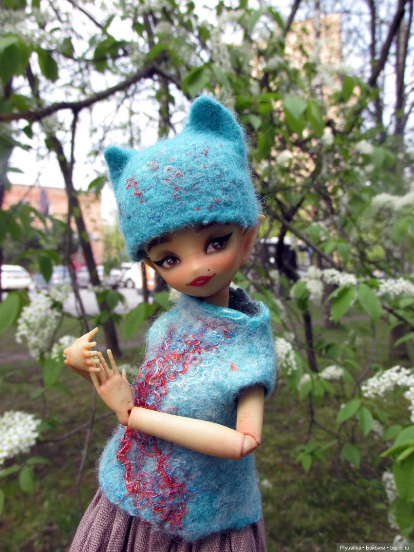 Авторская куколка. Француженка? Фея? Эльф (фото 8)
