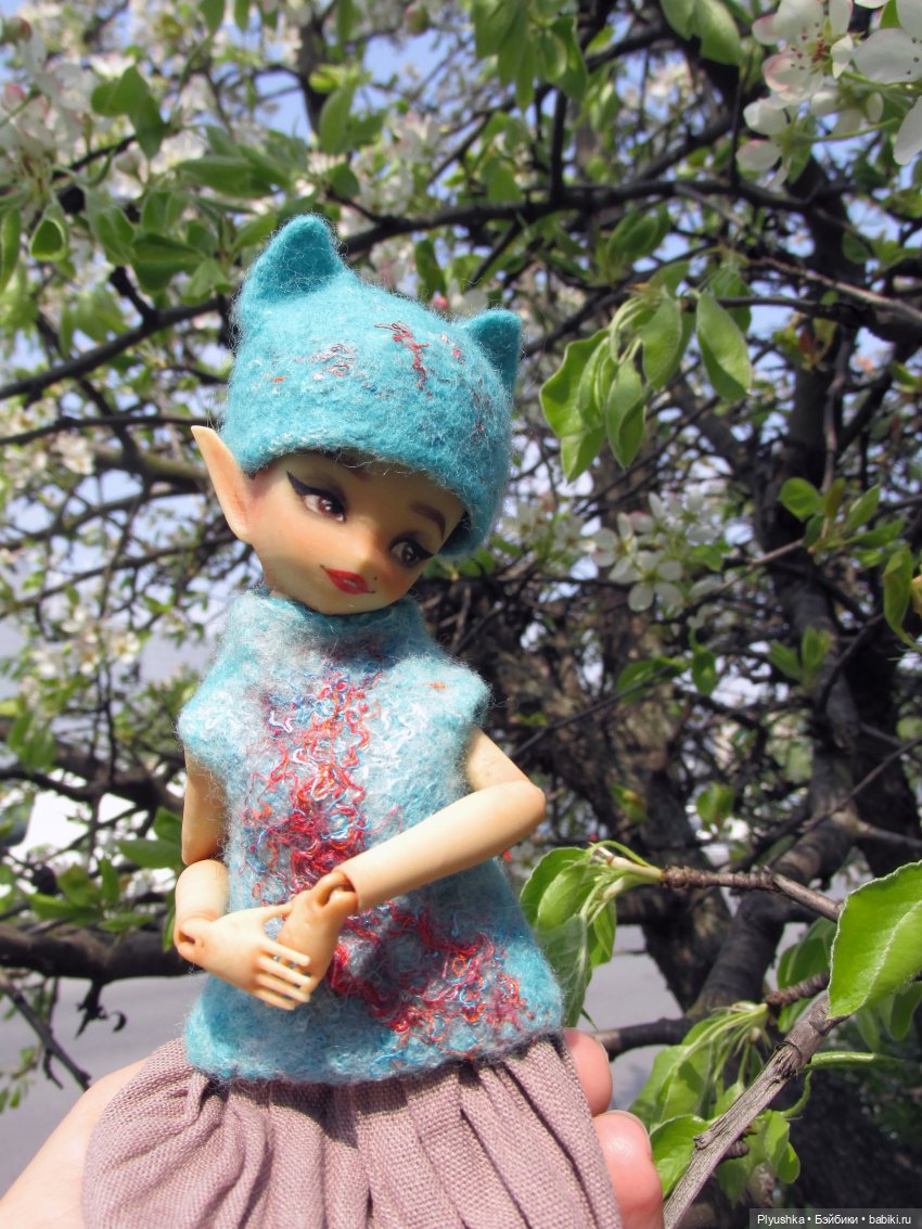 Авторская куколка. Француженка? Фея? Эльф (фото 4)