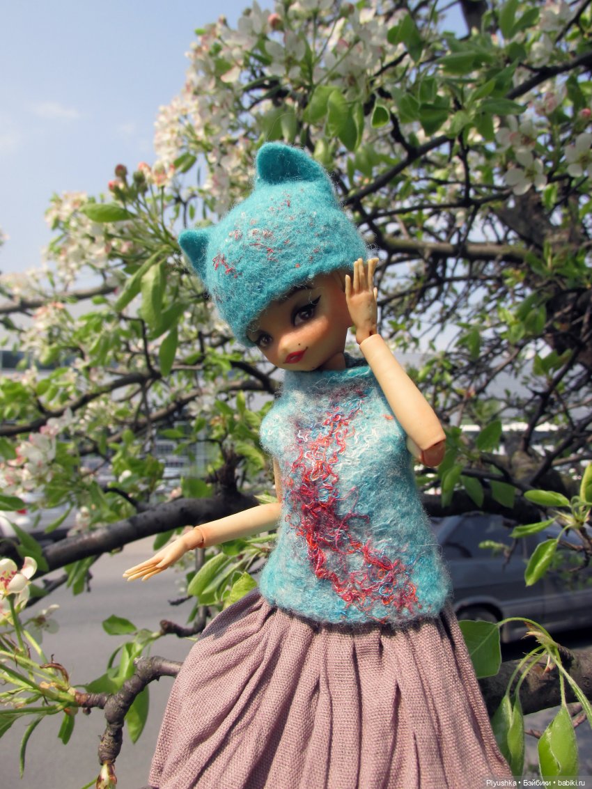Авторская куколка. Француженка? Фея? Эльф (фото 7)