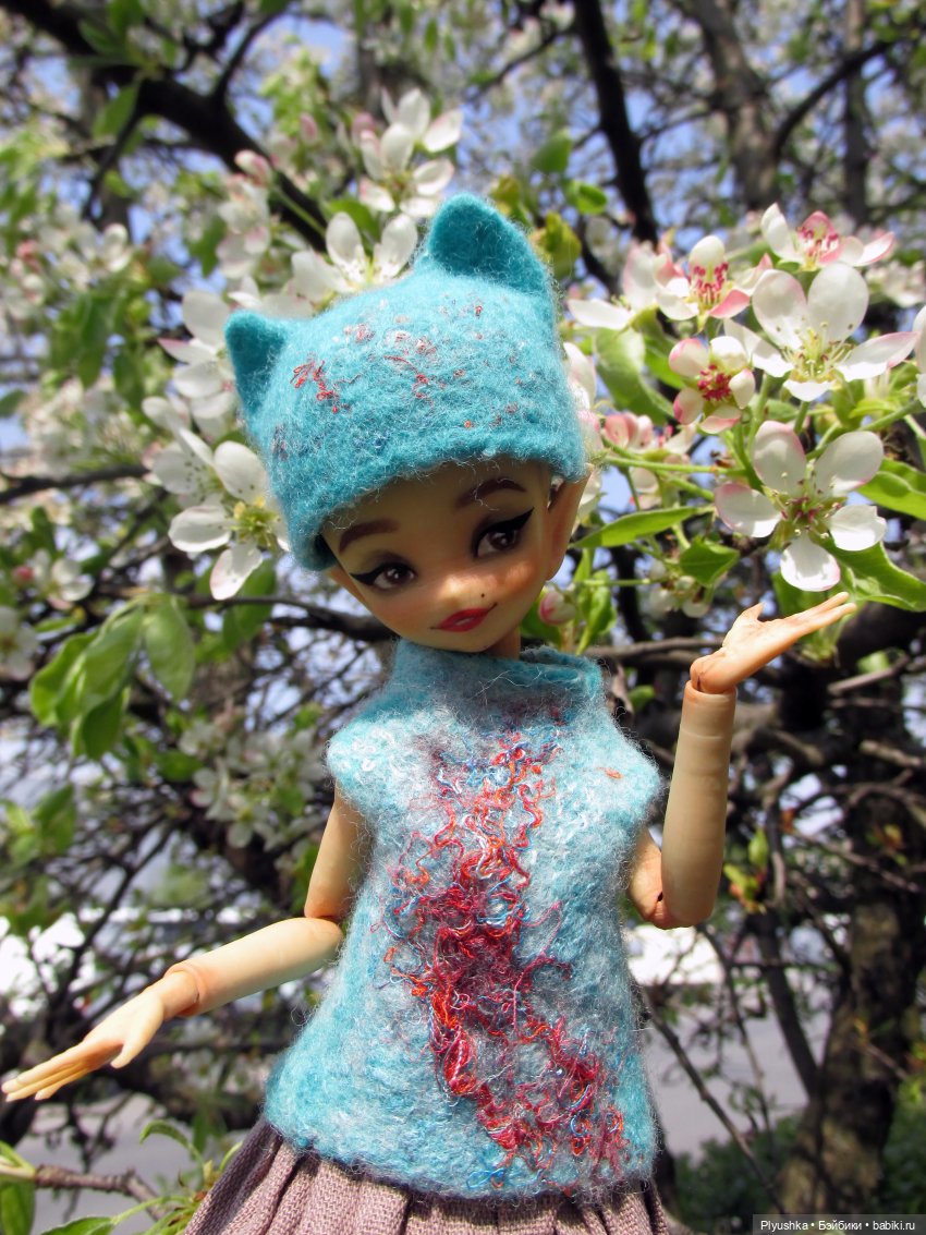 Авторская куколка. Француженка? Фея? Эльф (фото 5)