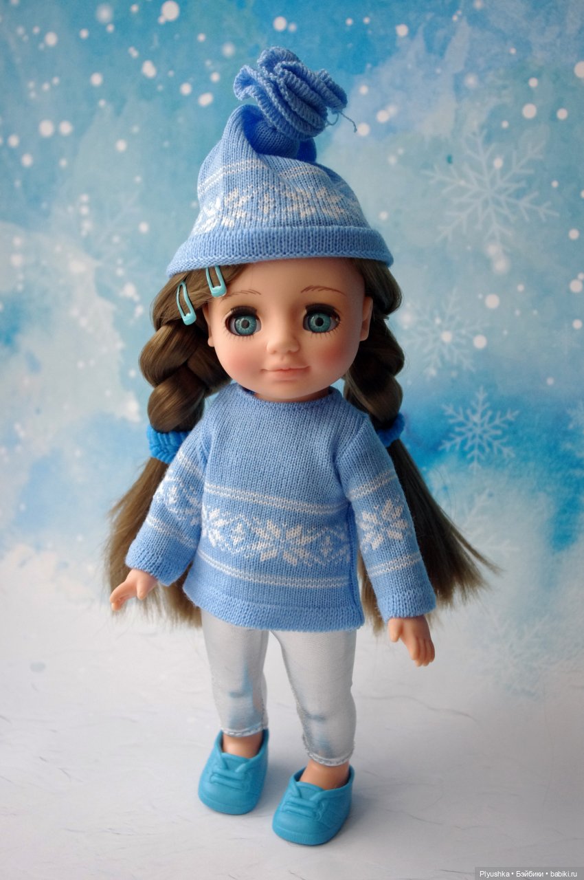 Зима. Ася утеплилась — Российские куклы Весна (фото 7)