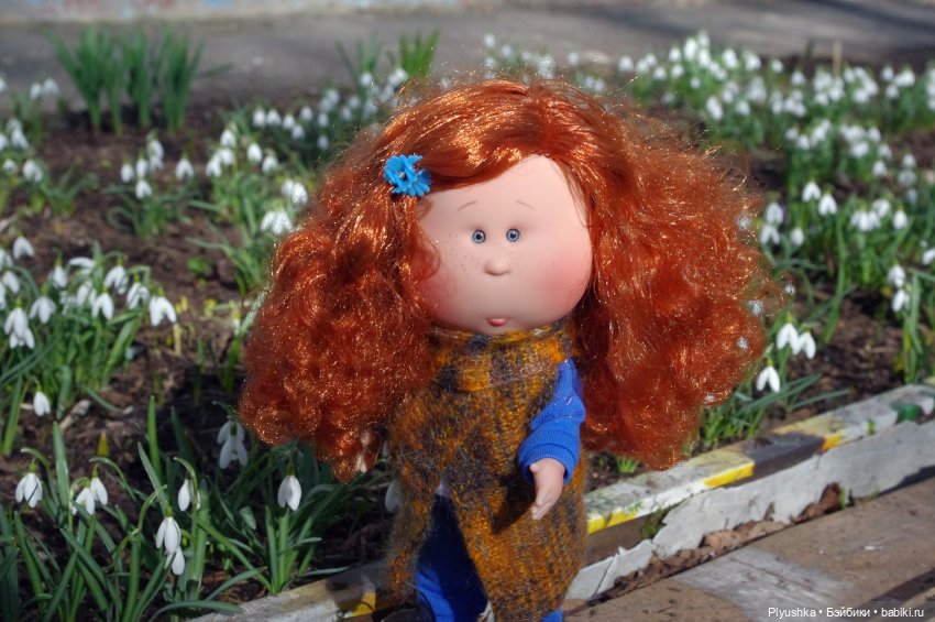 Булка и подснежники — Куклы Nines d'Onil (Нинес): Миа (Mia) (фото 5)