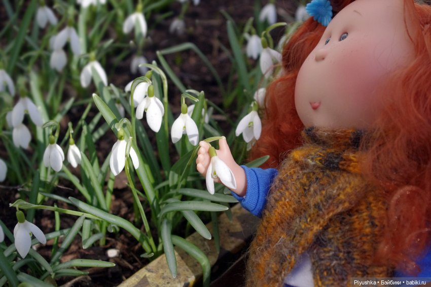 Булка и подснежники — Куклы Nines d'Onil (Нинес): Миа (Mia) (фото 7)