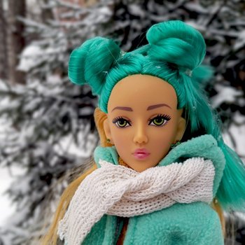 Зимняя Лидия и немного вечерней Москвы