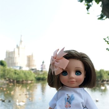 Ася в зоопарке