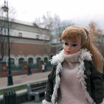 Вокруг Третьяковки с куклами