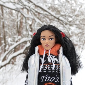 В зимнем лесу. В апреле)