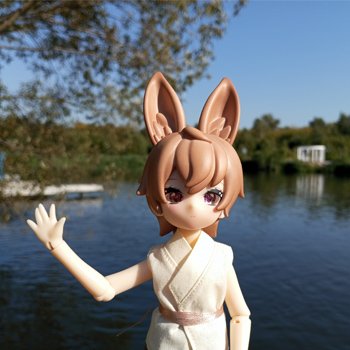 Юнь-Юнь в парке