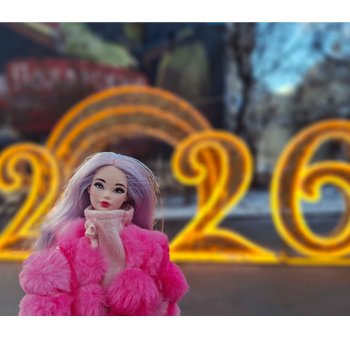 Девочки гуляют. Москва предпраздничная 🎄